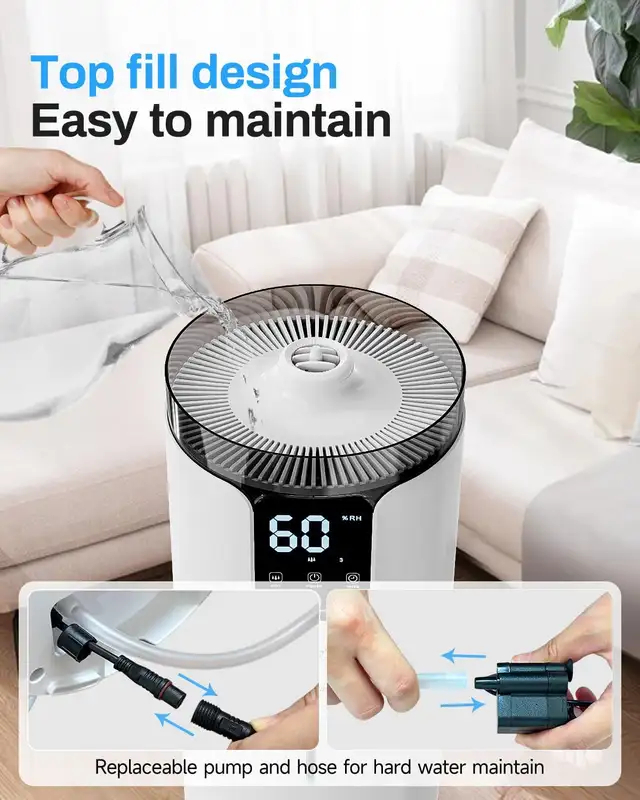 2 Brand New Lacidoll Humidifier large room 16L/4.2Gal - Photo 3