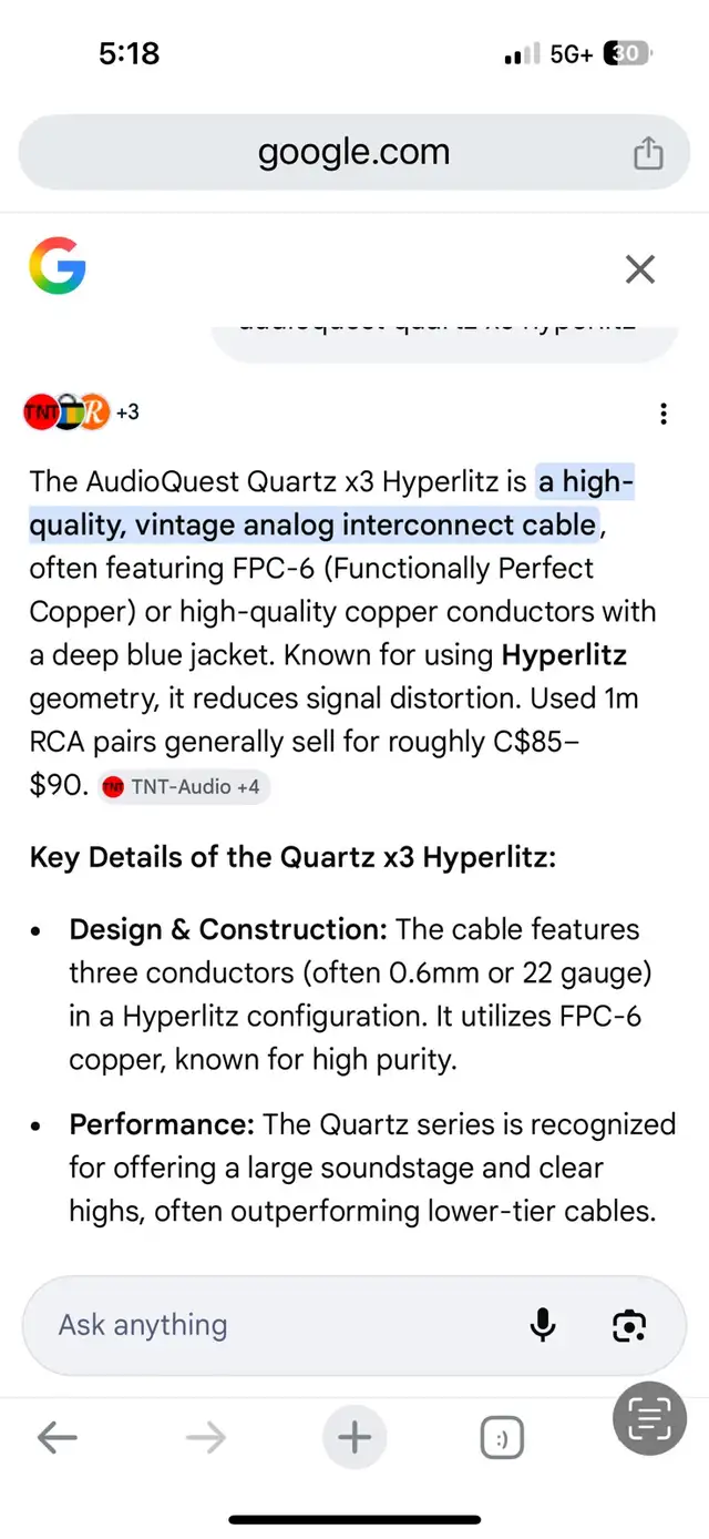 AUDIOQUEST QUARTZ X 3 - Photo 4