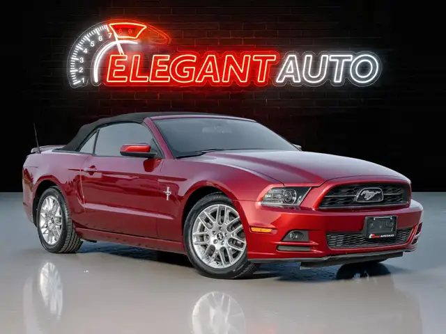 2014 Ford Mustang CONVERTIBLE|PREMIUM|V6|LEATHER|SHAKER SOUND|HE