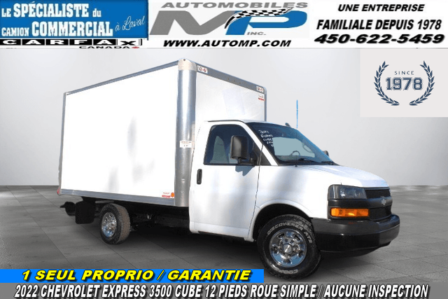 Chevrolet Express 3500 CUBE 12 PIEDS / 1 SEUL PROPRIO / GARANTIE