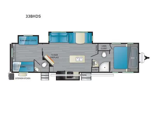 2022 Heartland North Trail 33BHDS