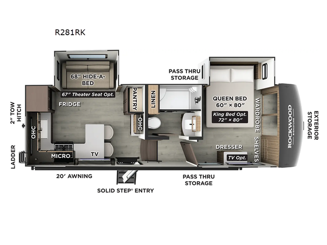2026 Forest River RV Rockwood Signature R281RK - Photo 2