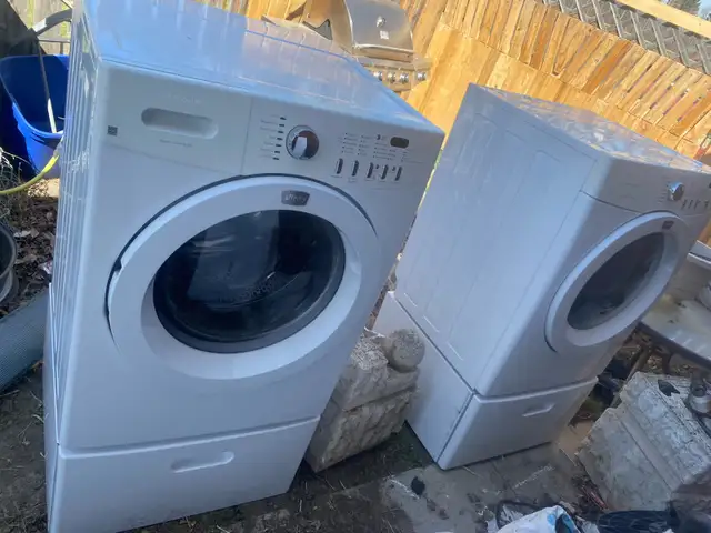 washer and dryer