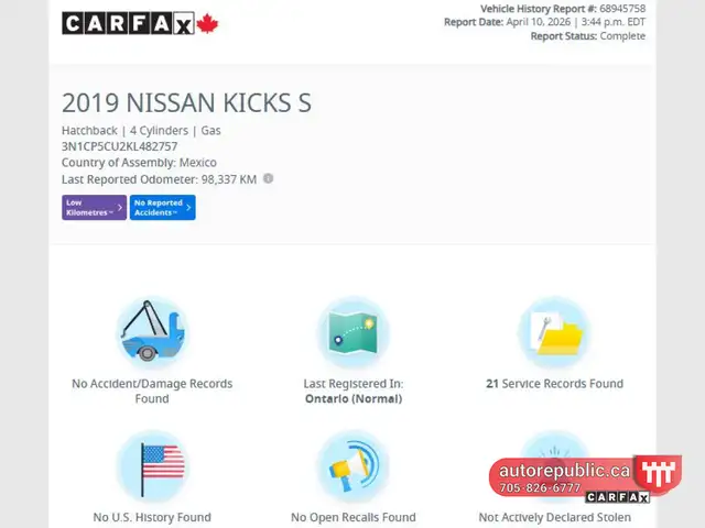 2019 Nissan Kicks SR Certified Loaded Like New No Accidents - Photo 5