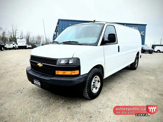 2020 Chevrolet Express 2500 LWB Ony 63k kms Certified 4.3L V6