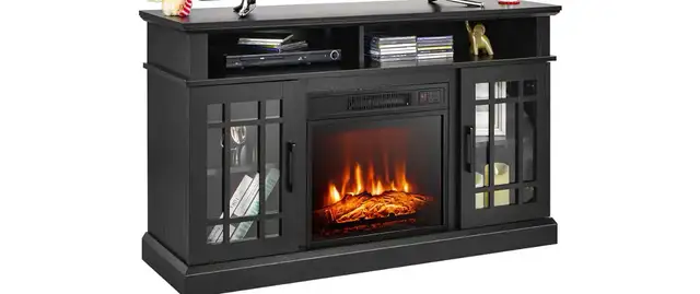 FIREPLACE TV STAND