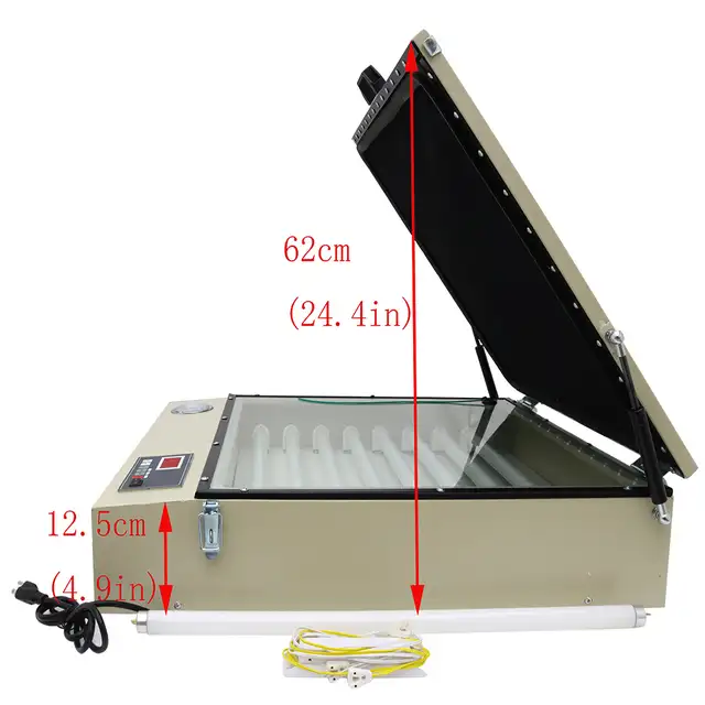 2016inch Screen Printing Vacuum Exposure Unit 110V 219106 - Photo 3
