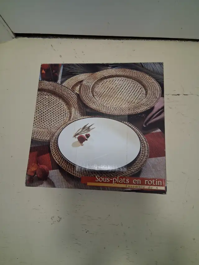 Sous assiette en rotin - Photo 2