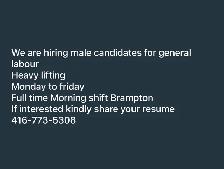 general labour
