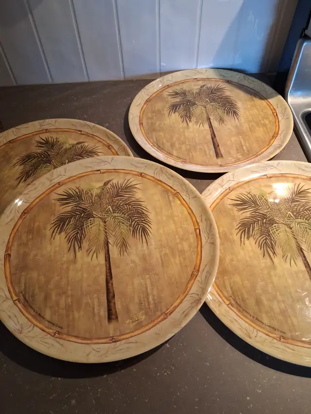 Assiettes pour l'extérieur
