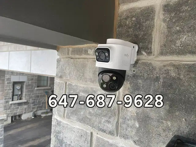CCTV CAMERAS & NEAT PROFESSIONAL INSTALLATION