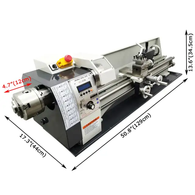 RC-210E 8'32' 2Head 2Chuck Electronic Pulse Metal Lathe 028364 - Photo 2