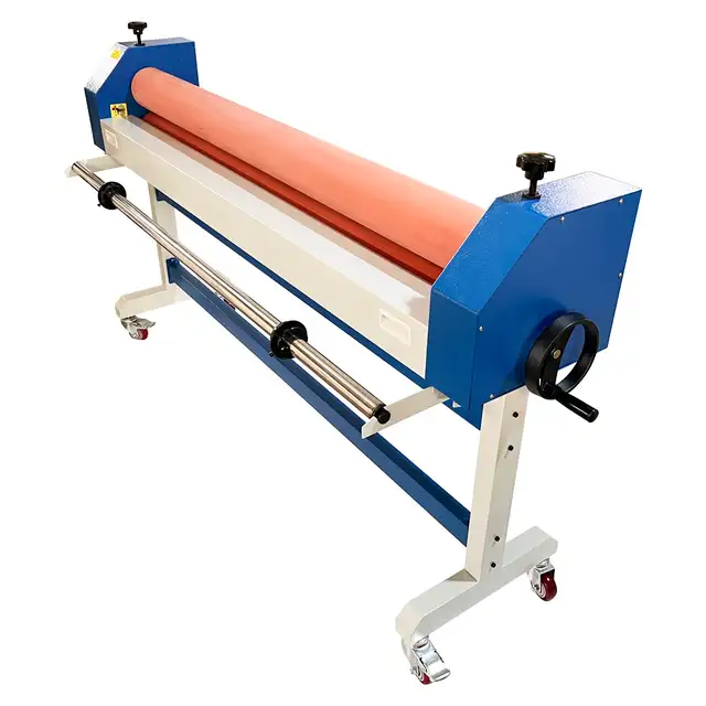 63inch Manual Cold Laminator Machine Film Poster Office 122122 - Photo 3