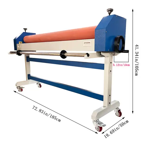 63inch Manual Cold Laminator Machine Film Poster Office 122122 - Photo 9