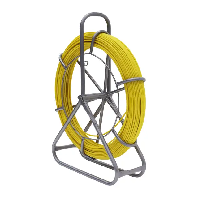 6mm Fish Tape Fiberglass Duct Rod Puller Wire Cable Work 170549
