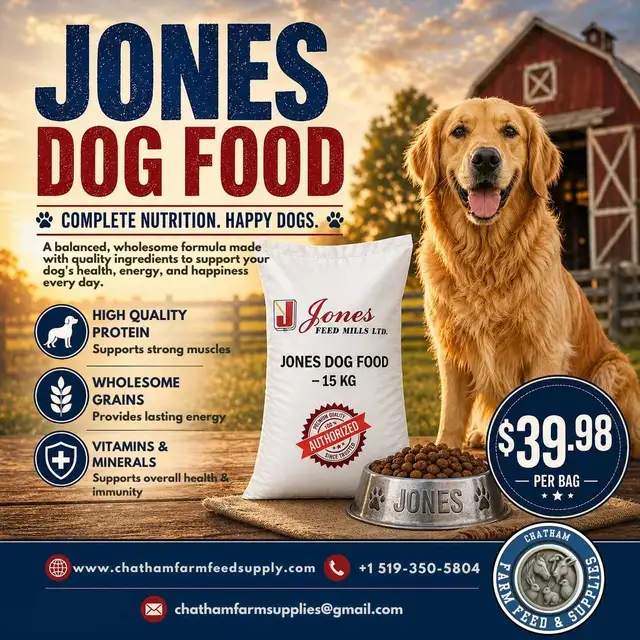 Jones dog food