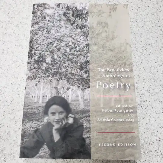Broadview Anthology of Poetry 2nd Edition 9781551114859