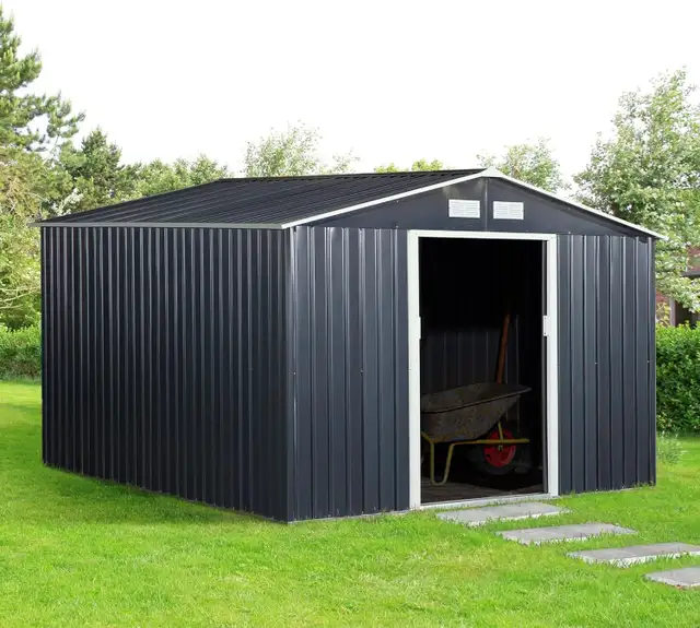 Garage en acier pour voiture, 4,27 m x 5,79 m - Photo 3