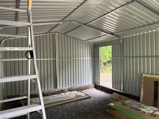 Garage en acier pour voiture, 4,27 m x 5,79 m - Photo 8