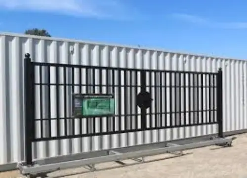 Portail d'entrée de ferme en métal de 6 m (20 pi) - Photo 4