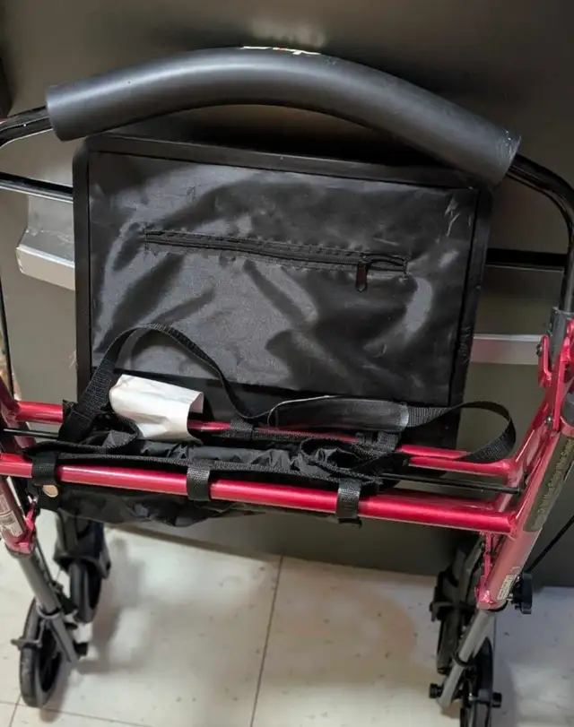 4 Wheeled walker with seat/storage basket - Photo 5