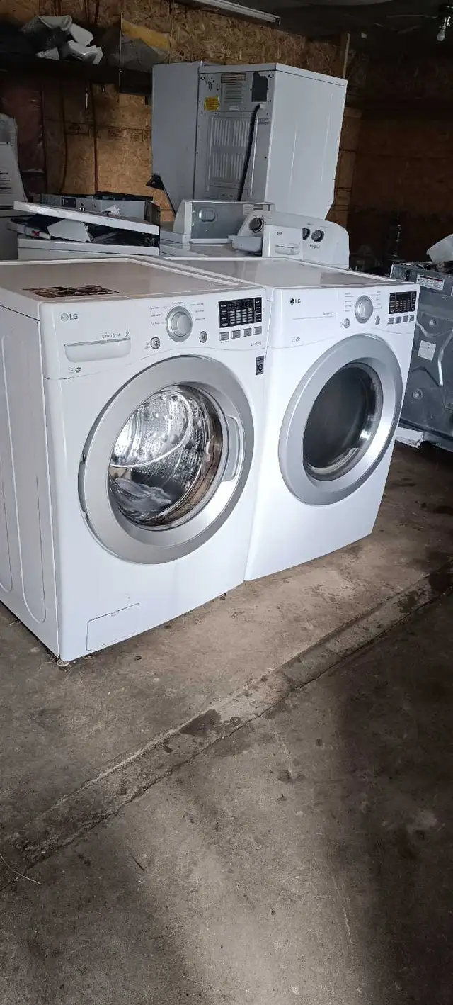 LG Washer & Dryer Set – 90 Day Warranty – Free Delivery