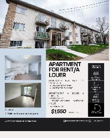 À LOUER – 4½ à Longueuil