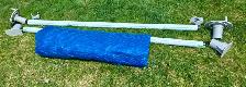 Piscine toile solaire, rouleaux et tubes tout neufs