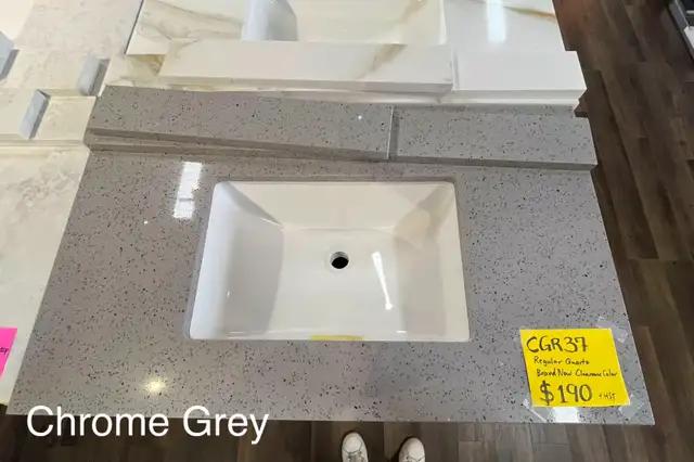 Clearance Sale: Brand New Vanity Countertops – Limited Quantity