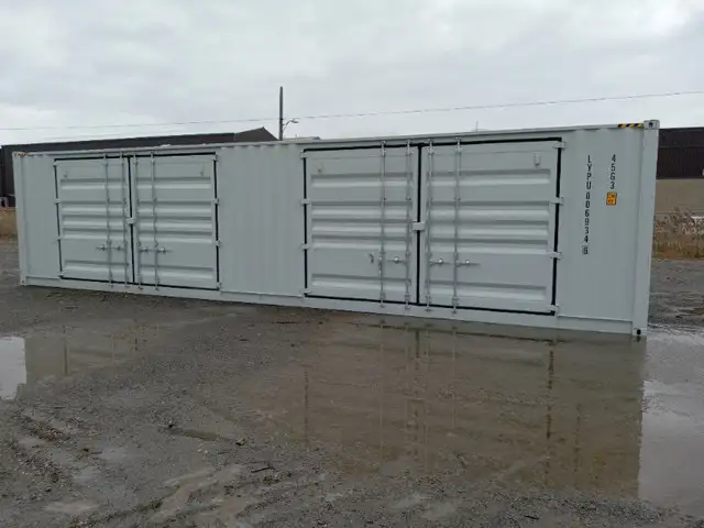 Conteneur de rangement à double porte latérale