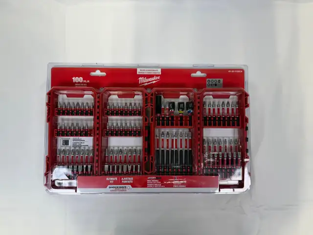 Milwaukee Tool SHOCKWAVE Impact Duty Driver Bit Set (100-Piece)