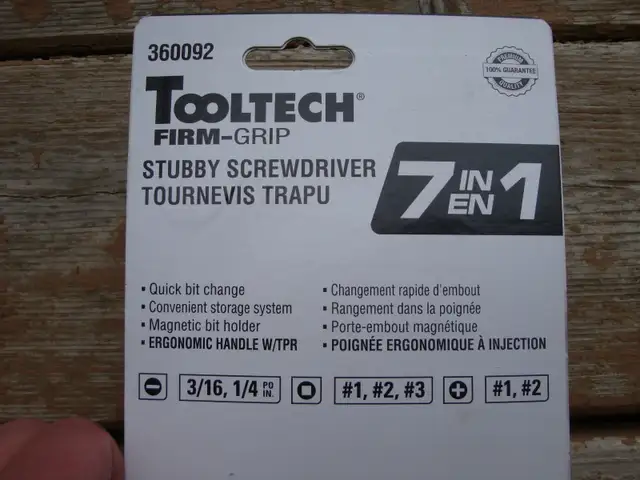 'ToolTech' Frim Grip stubby screwdriver - Photo 2