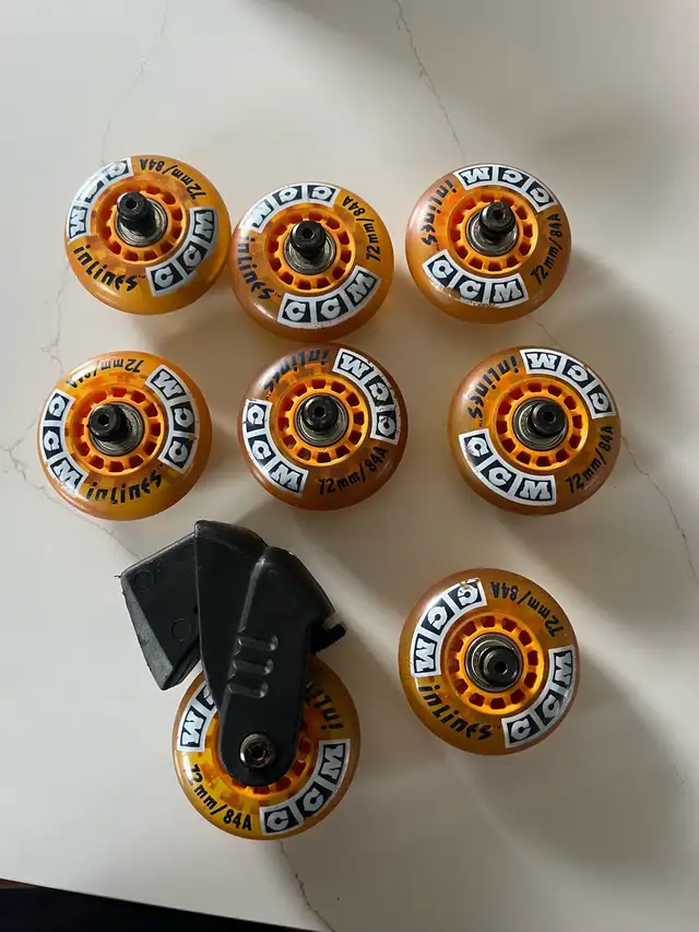 in-line roller blade wheels