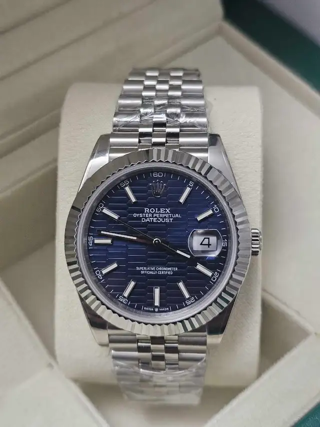 Rolex Motif Blue - Photo 3