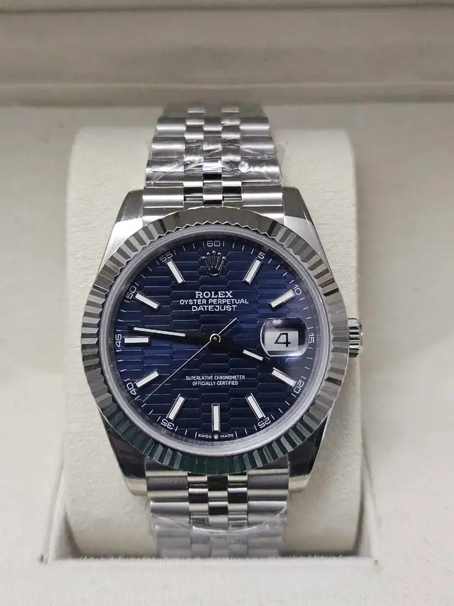 Rolex Motif Blue - Photo 4