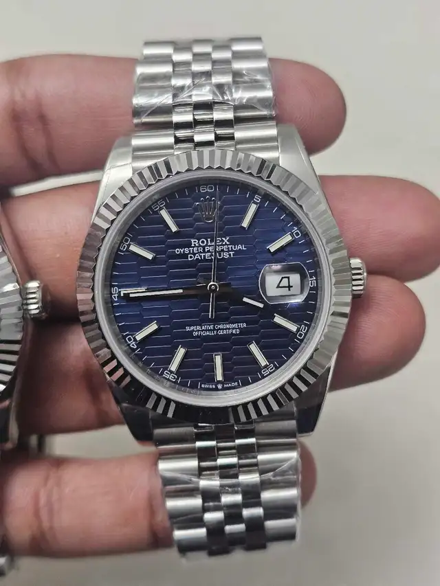 Rolex Motif Blue - Photo 5