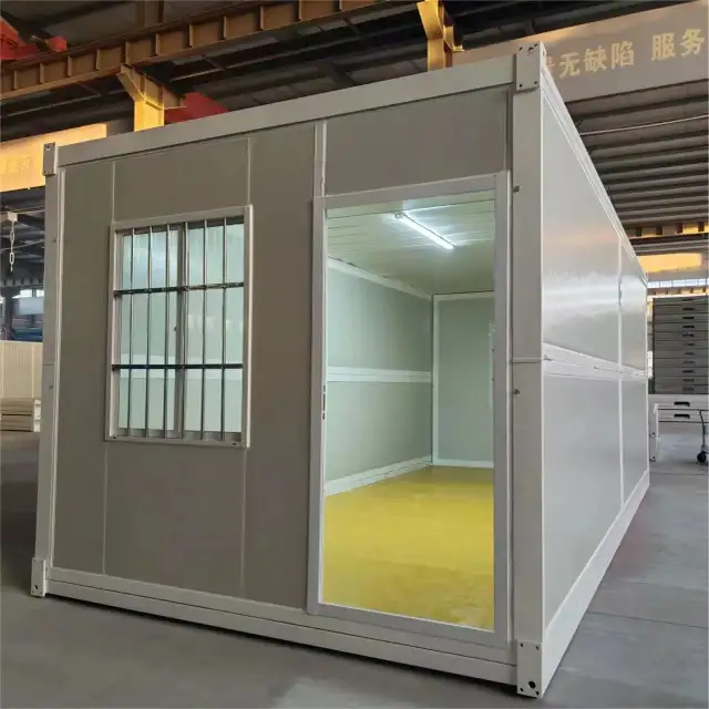 Maison de conteneur pliable avec porte d'entrée de 20 pieds - Photo 3