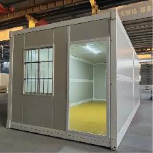Maison de conteneur pliable avec porte d'entrée de 20 pieds - Photo 3