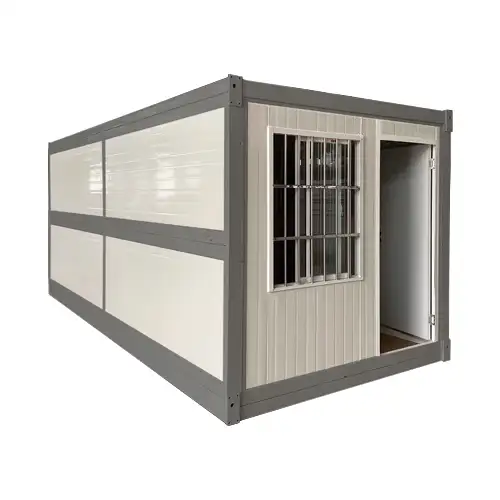 Maison de conteneur pliable avec porte d'entrée de 20 pieds - Photo 5