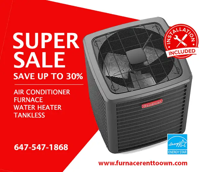 High Efficiency Air Conditioner Upgrade - Rental, Buy, Finance