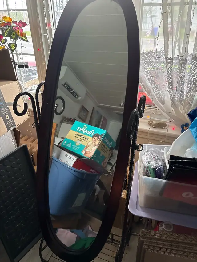 miroir sur pied