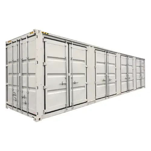 Conteneur à portes multiples, 4 entrées latérales