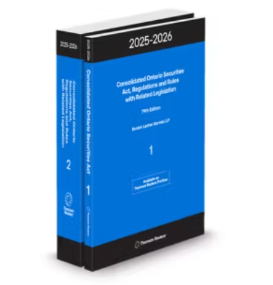 Consolidated Ontario Securities Act 2025-2026 79E 9781038214805