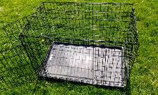 Dog CRATE Pet CAGE, 2 Lockable Doors, Floor BASE 3'L x 2'W x 3'H - Photo 3