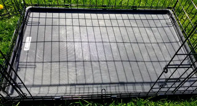 Dog CRATE Pet CAGE, 2 Lockable Doors, Floor BASE 3'L x 2'W x 3'H - Photo 4