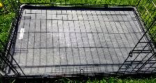 Dog CRATE Pet CAGE, 2 Lockable Doors, Floor BASE 3'L x 2'W x 3'H - Photo 4
