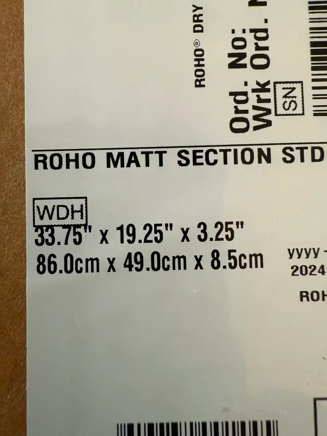 Roho cushion and mattress - Photo 3