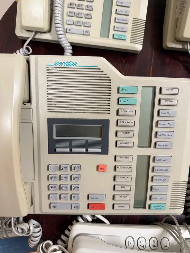 Meridian Office Phones (8 total)