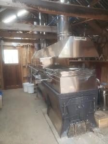2 1/2' by 12' Dominion & Grimm Maple Syrup Evaporator