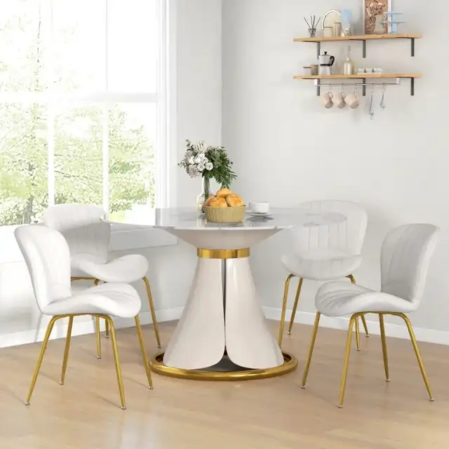 Brand New Set of 4 Modern Accent Dining Chairs Special $359 - Photo 3